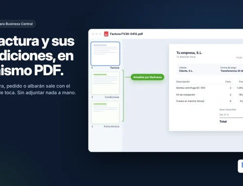 La factura y sus condiciones, en el mismo PDF: adiós a los adjuntos olvidados